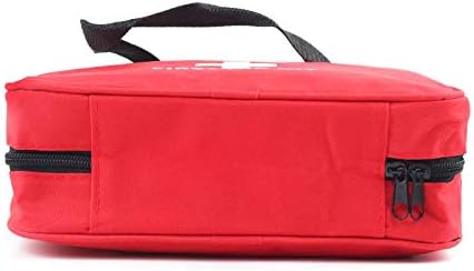 First Aid Bag First Aid Kit Empty Medical Storage Bag Red Trauma Bag - Image 4