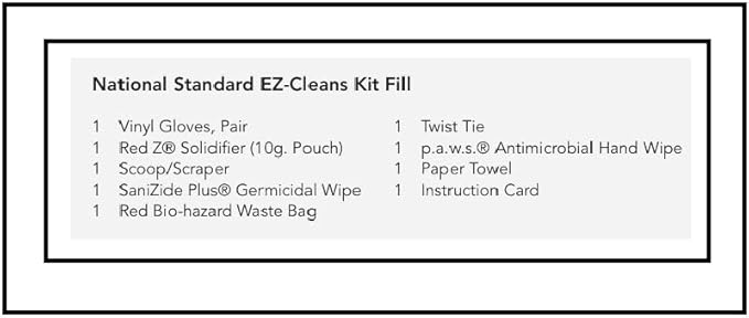 Medique Products 89701 Body Fluid Clean Up Kit, Plastic Case - Image 2