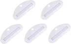 5Pcs White Toothpaste Squeezer, Plastic Toothpaste Tube Squeezer Dispenser by Aoukoslt