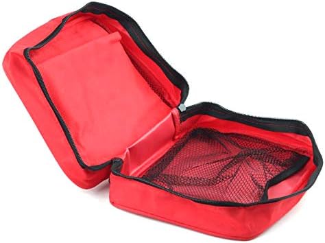 First Aid Bag First Aid Kit Empty Medical Storage Bag Red Trauma Bag - Image 8