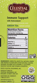 Celestial Seasonings Immune Support Green Tea 20 Tea Bags - Image 10