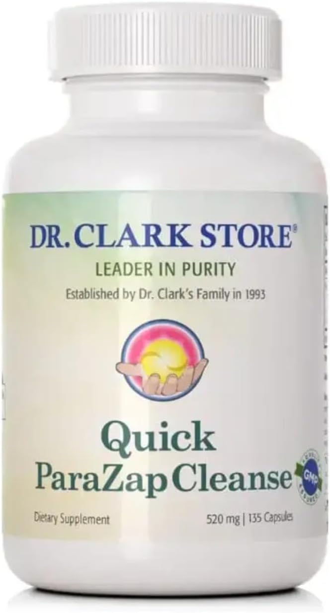 Dr Clark Store para-Zap – 520mg, 135 Capsules, Supports Digestive Health & Gut by DrClarkStore