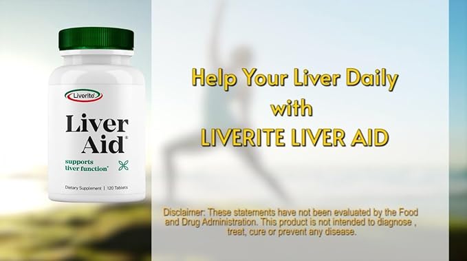 Liverite Liver Aid 60 Tablets, Supports Healthy Liver Function, Physical Energy - Image 9