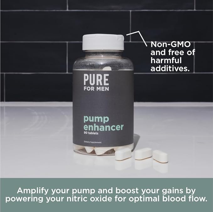 Pure for Men Pump Enhancer | Pre Workout Supplement for Muscle Pump, Stamina - Image 9