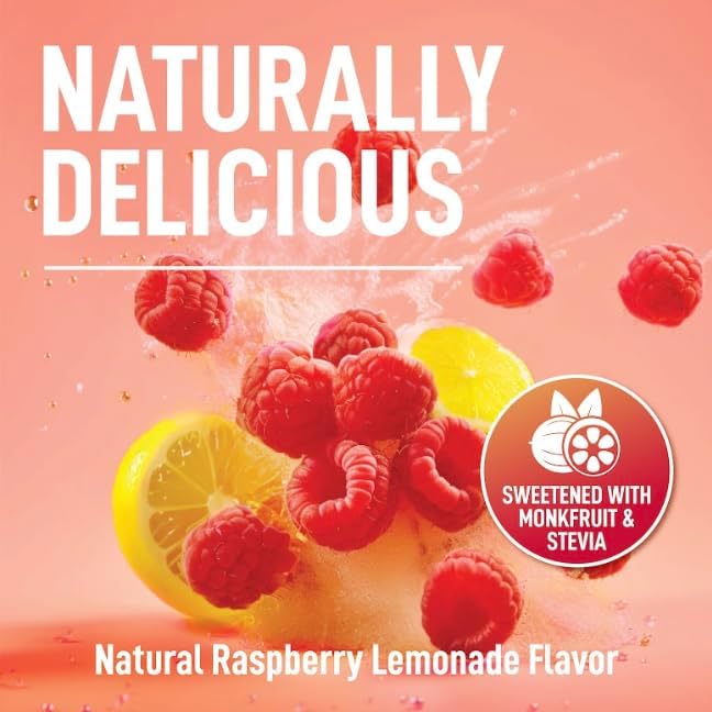 Keppi Electrolytes Powder – Raspberry Lemonade Flavor 50 Servings – No Sugar - Image 2