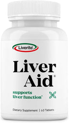 Liverite Liver Aid 60 Tablets, Supports Healthy Liver Function, Physical Energy by LIVERITE