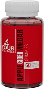 Apple Cider Vinegar Gummies, 1000mg All Natural, Gelatin-Free, Gluten-Free by 4YourWellness