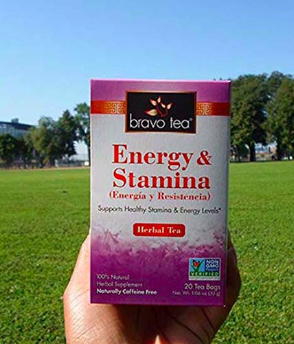 Bravo Tea Energy and Stamina Caffeine Free 20 Tea Bags - Image 2