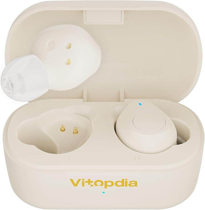 Rechargeable In-the-Ear OTC Hearing Aids by Vitopdia