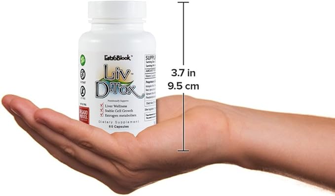 Liv D-Tox - 3-Pack 180 Capsules Total - Liver Detox and Cleanse Support Health - Image 5