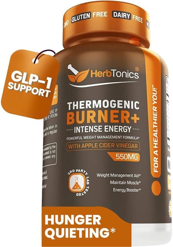 Herbtonics Thermogenic Burner + Apple Cider Vinegar – Weight Management by Herbtonics