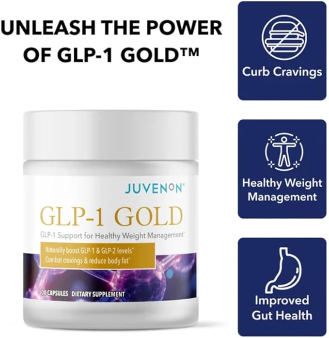 Juvenon GLP-1 Gold™ – Metabolic Support Supplement - Image 3
