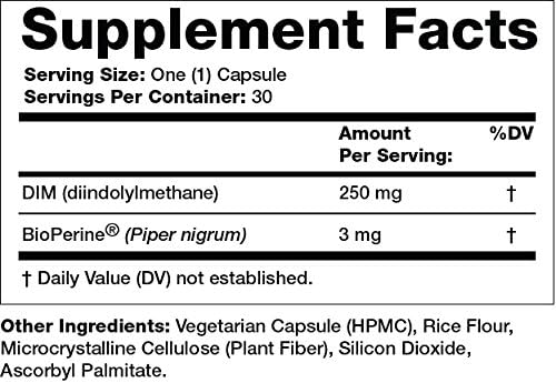 Olympian Labs DIM Supplement 250mg - Image 2