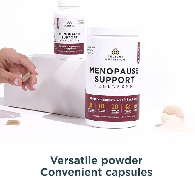 Ancient Nutrition Menopause Support + Collagen Supplement, Hydrolyzed Collagen - Image 5