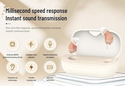 Supermini Rechargeable Hearing Aids – 16-Channel Digital Sound Processing - Image 2