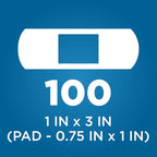 Amazon Basic Care Flexible Fabric Adhesive Bandages, First Aid - Image 7