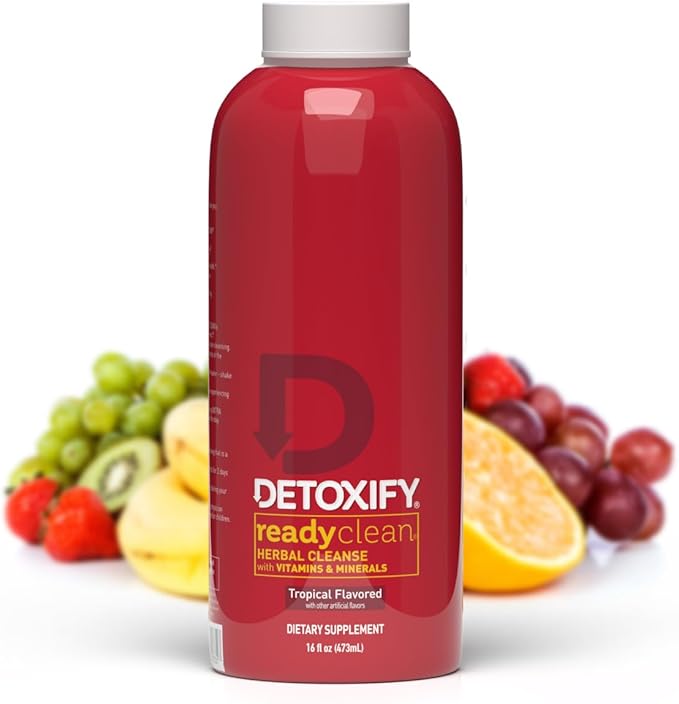 Detoxify – Ready Clean Herbal Cleanse – Tropical – 16 oz – Professionally by Detoxify