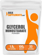BulkSupplements.com Glycerol Monostearate Powder by BULKSUPPLEMENTSCOM