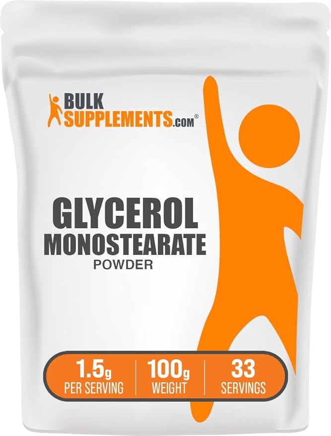 BulkSupplements.com Glycerol Monostearate Powder by BULKSUPPLEMENTSCOM