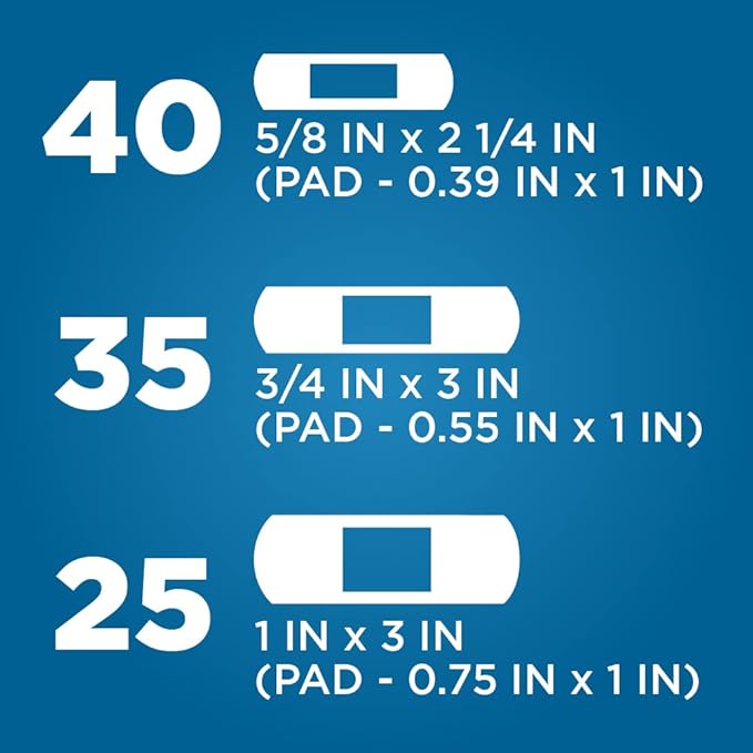 Amazon Basic Care Flexible Fabric Adhesive Bandages, First Aid - Image 7