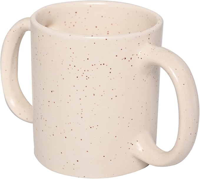 HealthGoodsIn Dual Handle Mug to Aid Tremors, MICROWAVE SAFE, 11.83 US Fl. Oz. - Image 2