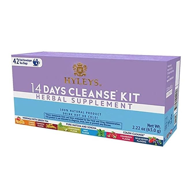 Hyleys Detox Tea for Cleanse and Weight Loss – 14 Day Detox Kit - Image 6