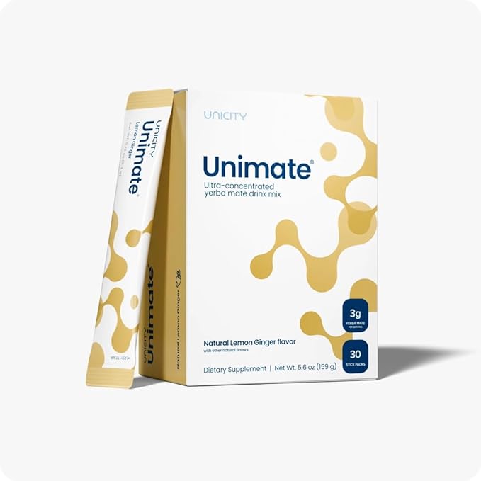 UNICITY UNIMATE LEMON GINGER STICK PACKS by UnicityUSAInc