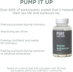 Pure for Men Pump Enhancer | Pre Workout Supplement for Muscle Pump, Stamina - Image 8