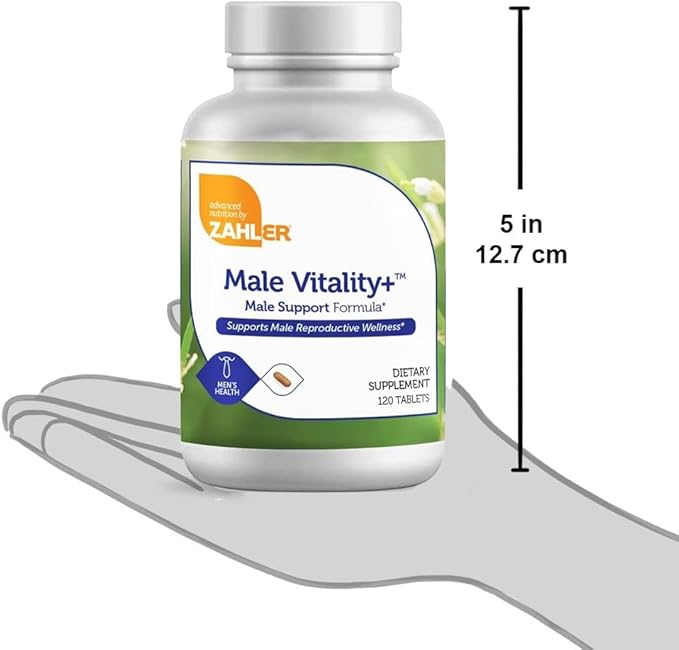 Zahler Male Vitality+ and Fertility Supplements, Male Formula Supporting Energy - Image 4