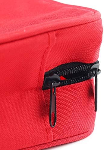 First Aid Bag First Aid Kit Empty Medical Storage Bag Red Trauma Bag - Image 7