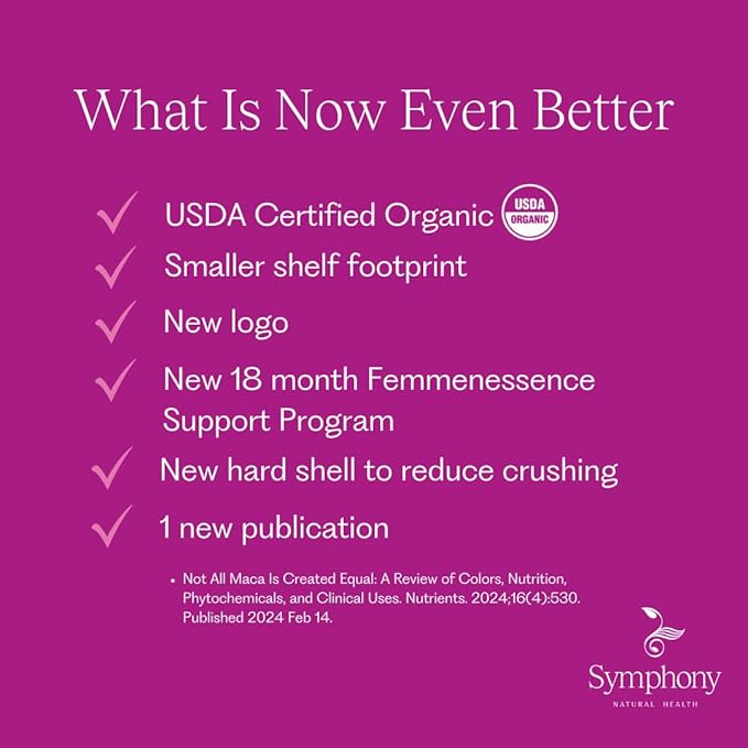 Femmenessence® MacaLife® – Clinically Proven Perimenopausal Organic Vegan - Image 4
