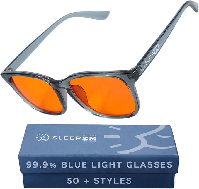 100% Blue Light Blocking Glasses by SleepZM