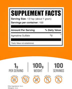BulkSupplements.com Agmatine Sulfate Powder - Image 2