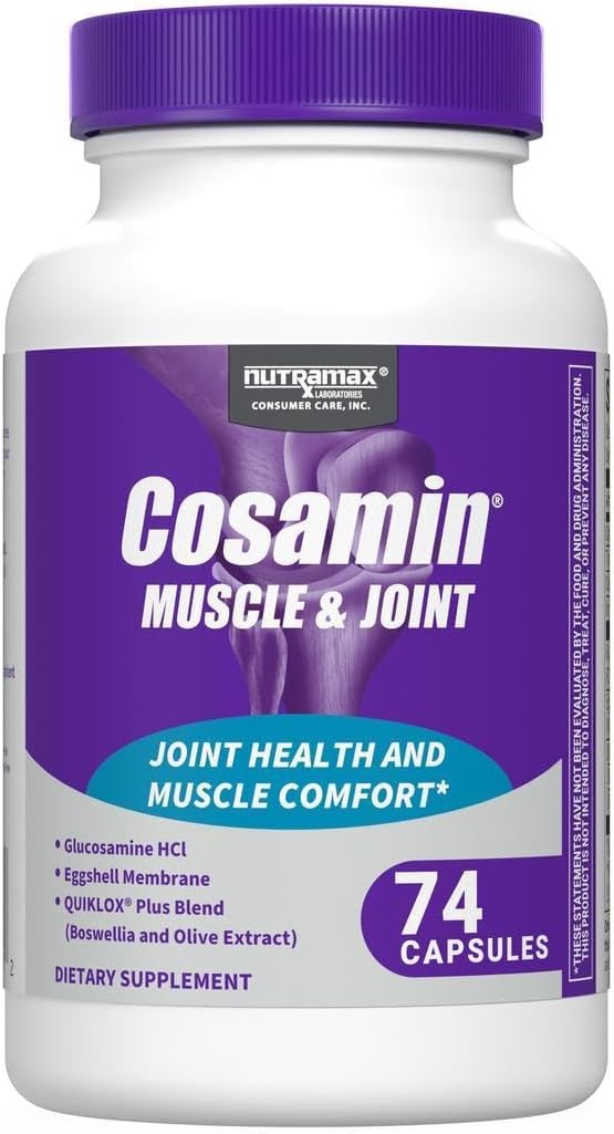 Cosamin Nutramax Muscle & Joint, Works to Decrease Cartilage Breakdown by NutramaxLaboratories
