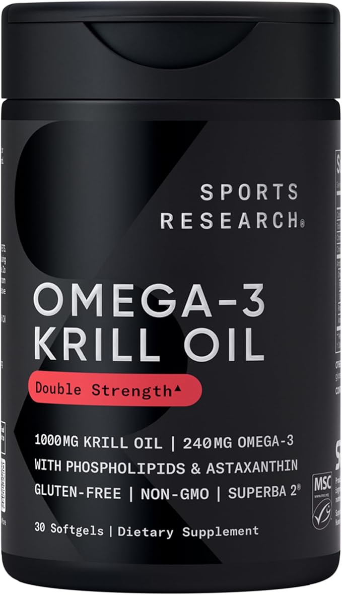 Sports Research® Omega-3 Krill Oil 1000mg by SportsResearch