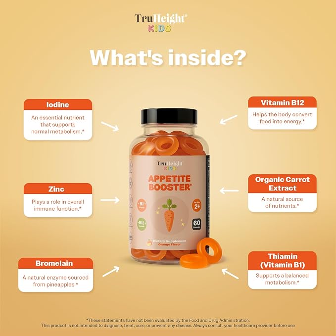 TruHeight Kids Appetite Booster Gummies All Natural Toddler & Kids Appetite - Image 4