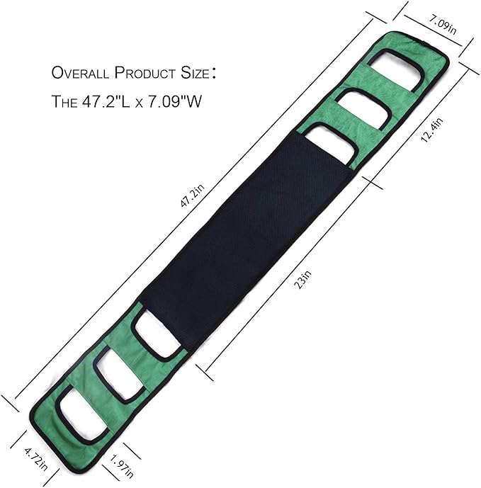 Transfer Belt Padded Assist Gait Belt, Mobility Standing and Lifting Aid - Image 5