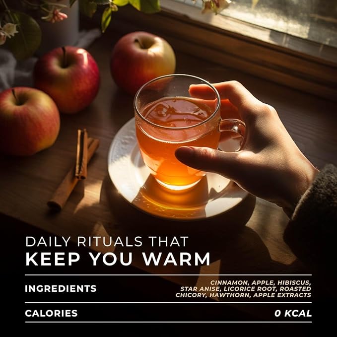 Gya Tea Co Cinnamon Apple Herbal Tea Pod- Decaf Wellness Tea - Image 4