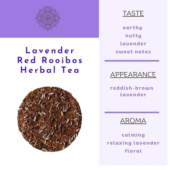 Harmony N More, be calm | Organic Lavender Rooibos Herbal Loose-Leaf Tea | - Image 2