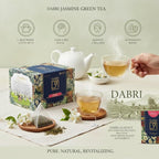Dabri Jasmine Green Tea Bags | 16 Premium Green Tea Bags - Image 3