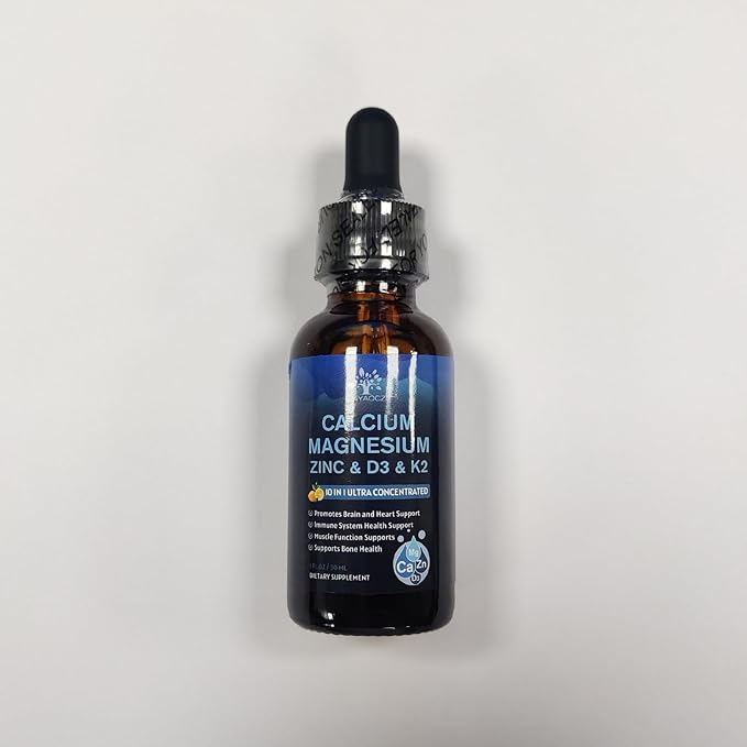 10 in 1 Calcium Magnesium Zinc Supplement, Magnesium Glycinate Complex Liquid - Image 9