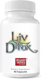 Liv D-Tox - 60 Capsules - Liver Detox and Cleanse Support Health Supplement by TheDelgadoProtocolforHealth