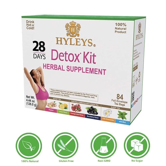 HYLEYS Detox Tea for Cleanse – 28 Day Detox Kit - Image 6