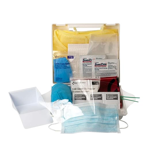 First Aid Only 214-U/FAO OSHA Compliant Body Fluid Clean Up Kit, Blood Borne by FirstAidOnly