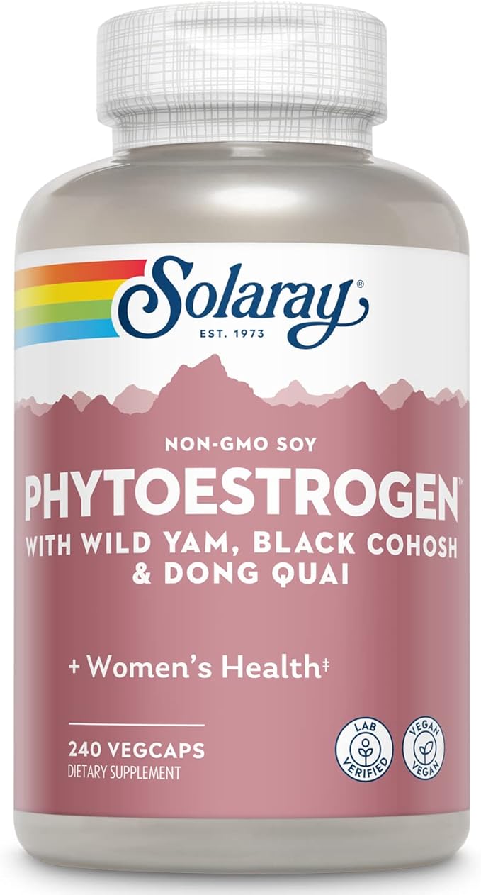 SOLARAY PhytoEstrogen Menopause Supplements by SOLARAY