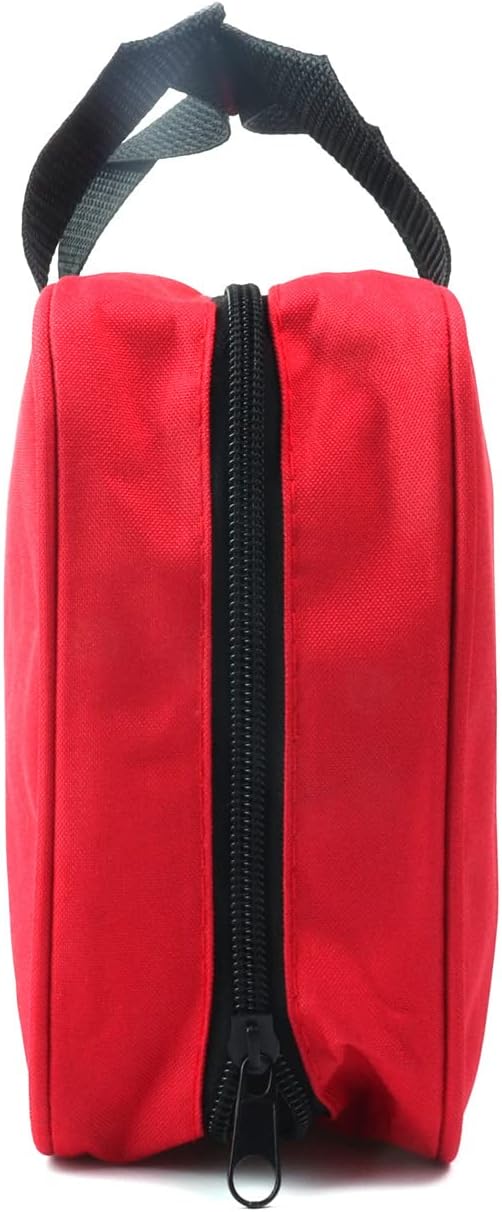First Aid Bag First Aid Kit Empty Medical Storage Bag Red Trauma Bag - Image 6