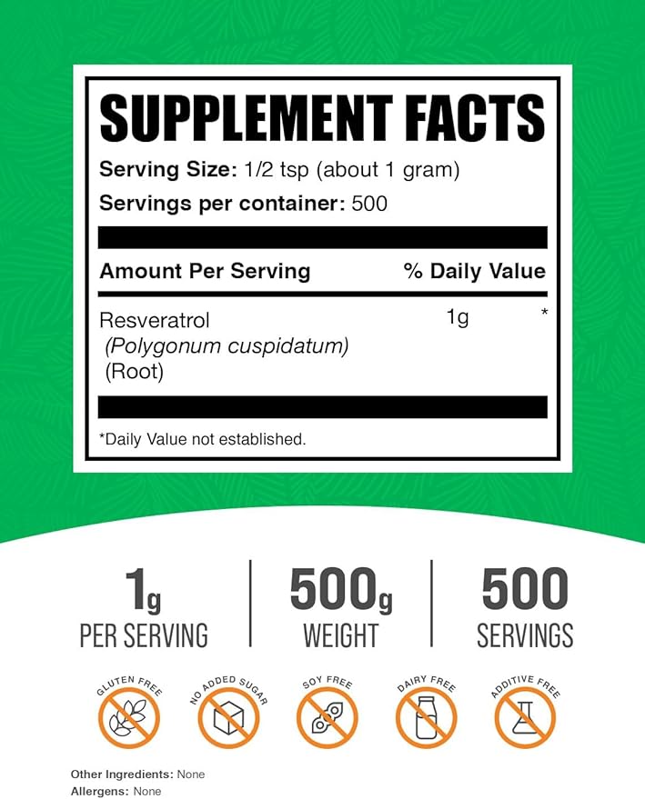 BulkSupplements.com Resveratrol Powder - Image 2