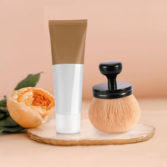 UNIMEIX 3 Inch Sunscreen Applicator Self Tanner Brush Body Makeup Brush Kabuki - Image 6