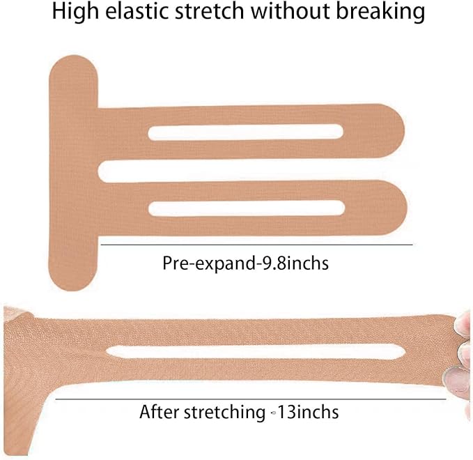 Precut Kinesiology Knee Tape Hypoallergenic Athletic - Image 2