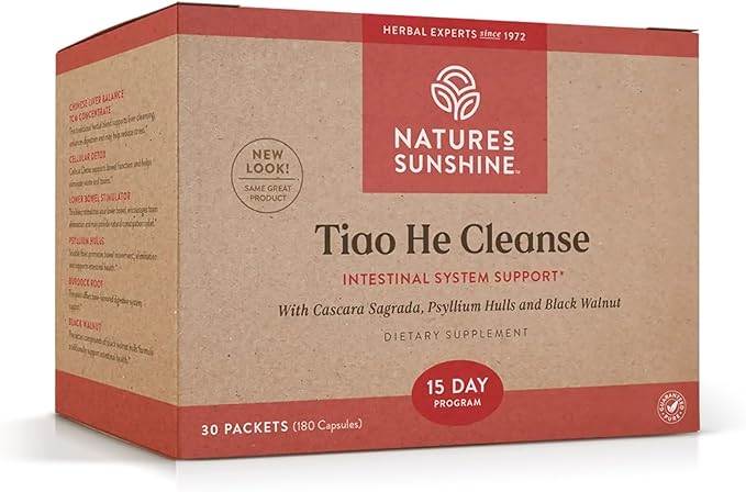 Nature's Sunshine Tiao He Herbal Cleanse | Cleanse and Detox the Colon and Liver by NaturesSunshine